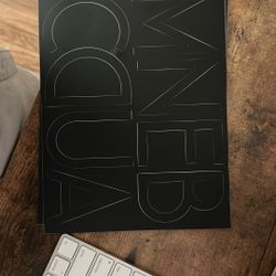 Black Vinyl Letters And Numbers 