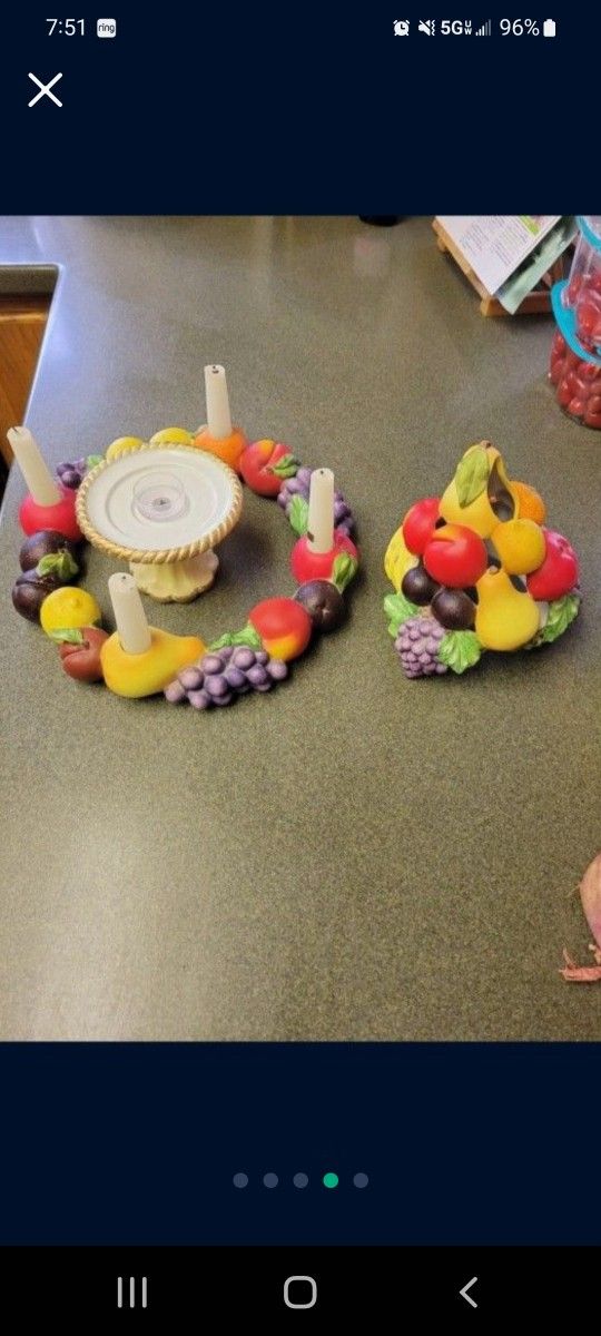 Partylite Fruitbowl Candle Holders