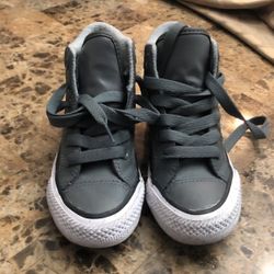 Gray Kids US 11 Converse All Star