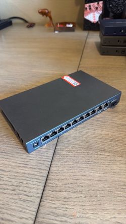 TP-Link TL-SL1311MP 8-Port PoE+ Network Switch + Gigabit Uplinks