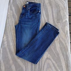 Signature by Levi Strauss Skinny Denim Blue Jeans Girls SIZE 16 Adjustable Waist