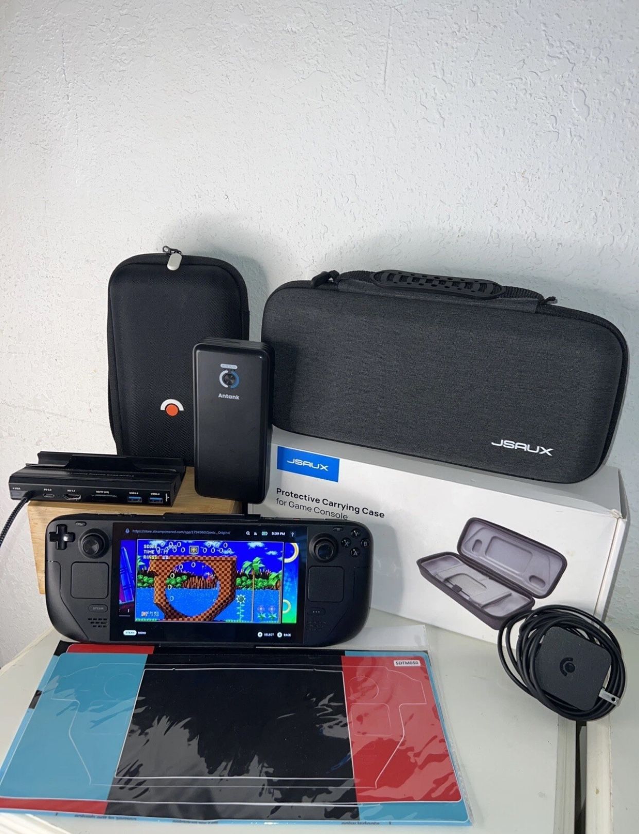 Valve Deck OLED 2tB Black Handheld Console Bundle And Accessories 