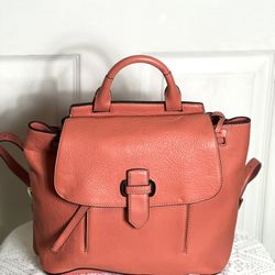 MICHAEL MICHAEL KORS💥VINTAGE~RARE💥Salmon Pebble Leather Backpack