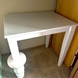White Accent Table