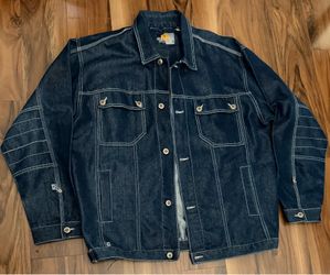 Southpole SPG Function Denim Jacket Mens XLarge 2K Team Button Blue Y2K RARE