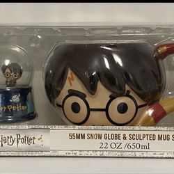 Harry Potter Snow Globe & Sculpted Mug Set – New