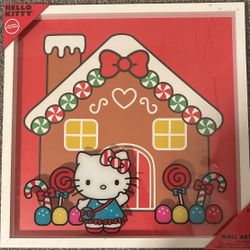 hello kitty christmas wall decor