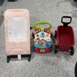 Bouncer, Radio Flyer and Walker