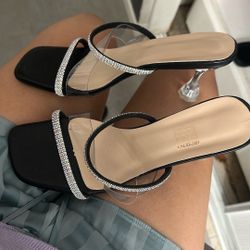 New Black High Heels 