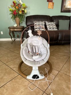 Monamii baby swing, light grey
