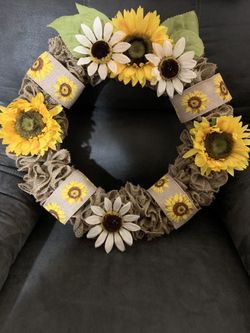 Sunflower wreath