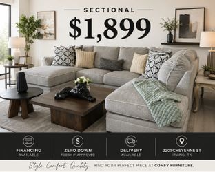 Double chaise sectional
