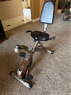 Exerpeutic recumbent exercise bike