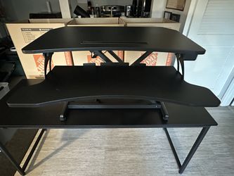 ABOX Motorized Standing Desk Converter – Electric Sit/Stand Riser