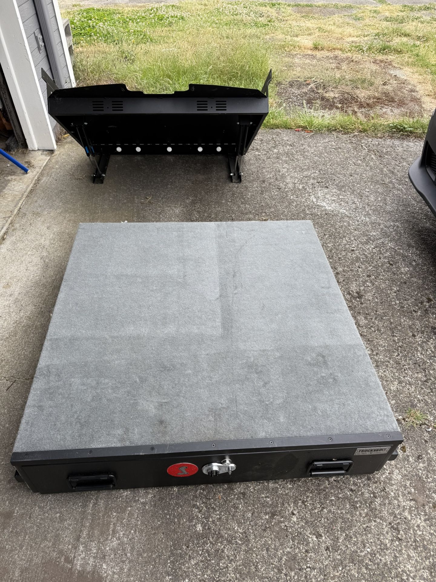 Truck Vault Safe with lift for spare tire