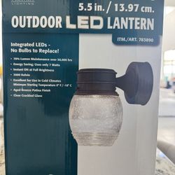 NEW Altair Outdoor LED Wall Lantern – Bronze