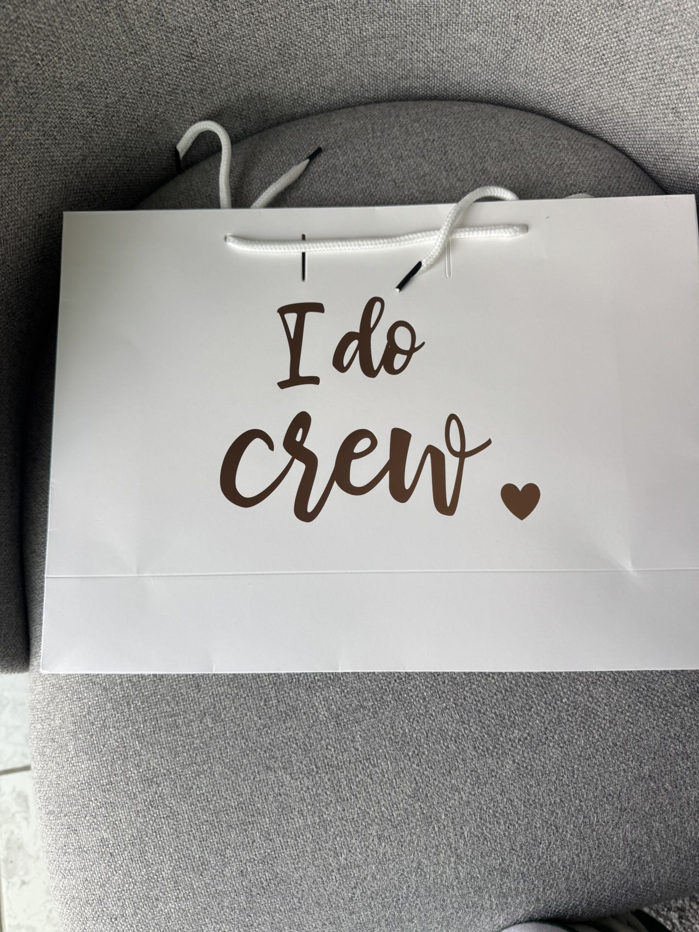 Wedding crew Bag