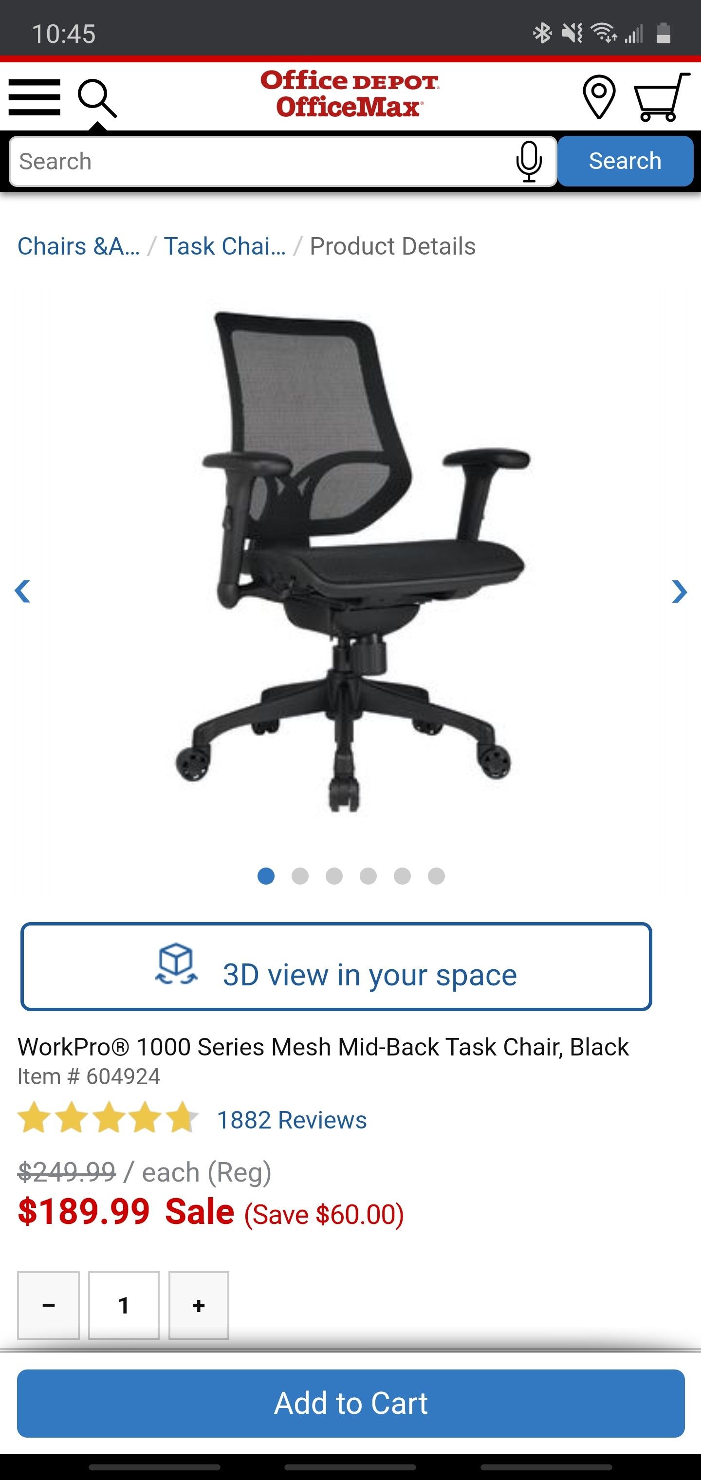 Workpro 1000 Series Mesh Chair for Sale in Shoreline, WA OfferUp