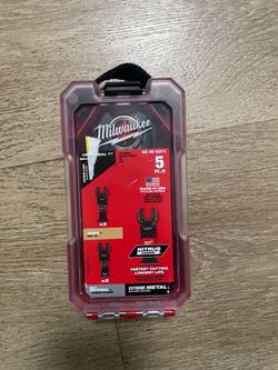 Milwaukee Universal Fit Nitrus Carbide Oscillating Multi-Tool Blade Set (5-piece).