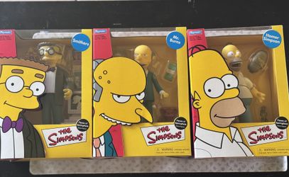 2002 Playmates Simpsons 9” Figures