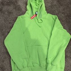 Supreme Bright Green Hoodie Large – Brand New (With Tags)