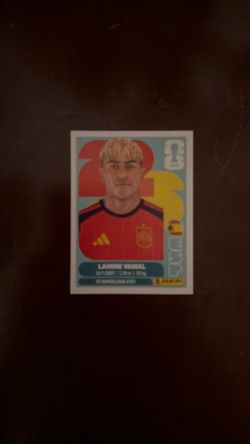 Lamine Yamal Panini world cup sticker
