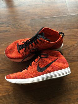 Nike Flyknit Chukka Orange/Black