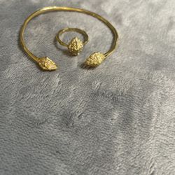 Bracelet With Ring Set 