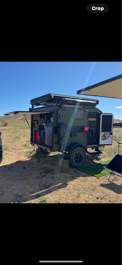 Custom camping trailer lots of extras 2022