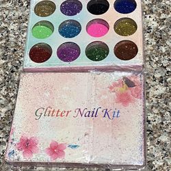 Glitter Nail Kit 2 Pack 