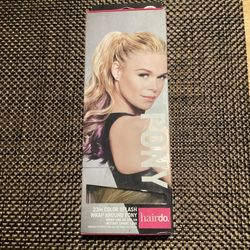 Wrap Around Pony Extension Medium Golden Blond  23 Inches 