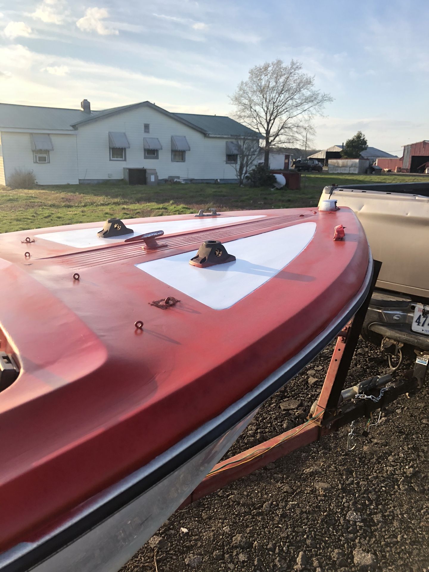 14ft boat with 35 hp motor, title to boat and trailer for Sale in