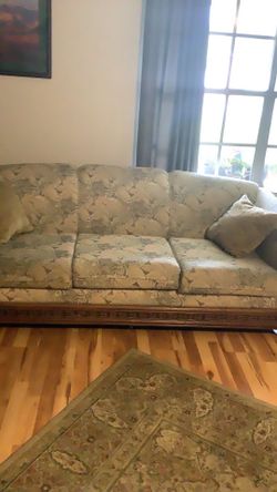King sofa bed with matching loveseat