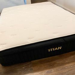Queen Brooklyn Bedding Titan Plus Luxe Mattress - Like New