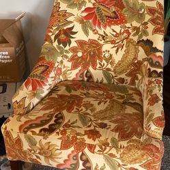 Floral Single Chair 