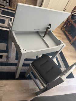 Small desk and chair
