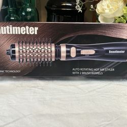 Beautimeter Auto Rotating hot air stylist With Two Brushes NEW