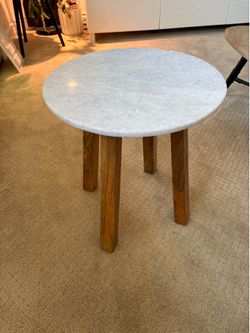 Marble end table