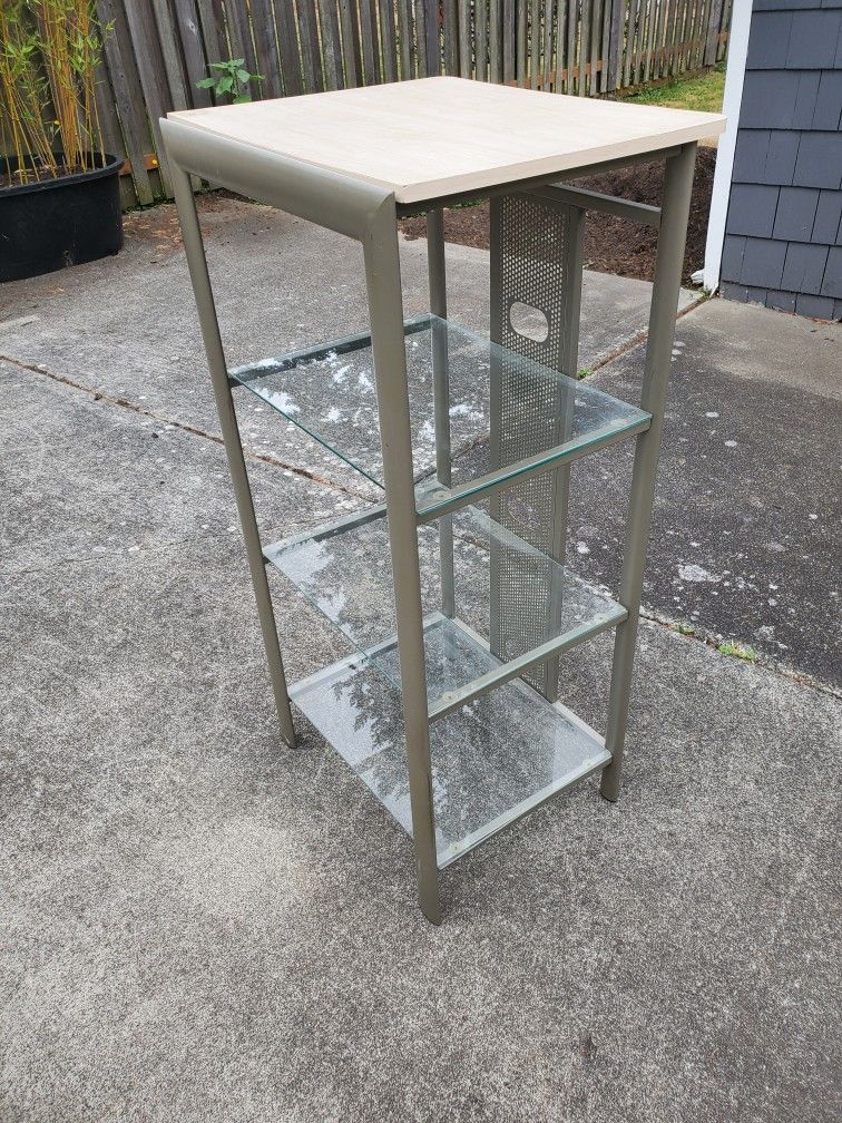 Entertainment Stand Glass