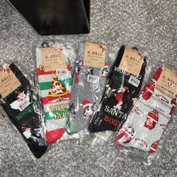 Brand New Men’s Christmas Socks Bundle $10