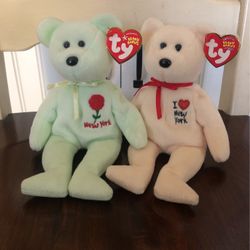 TY Beanie Babies New York Bears