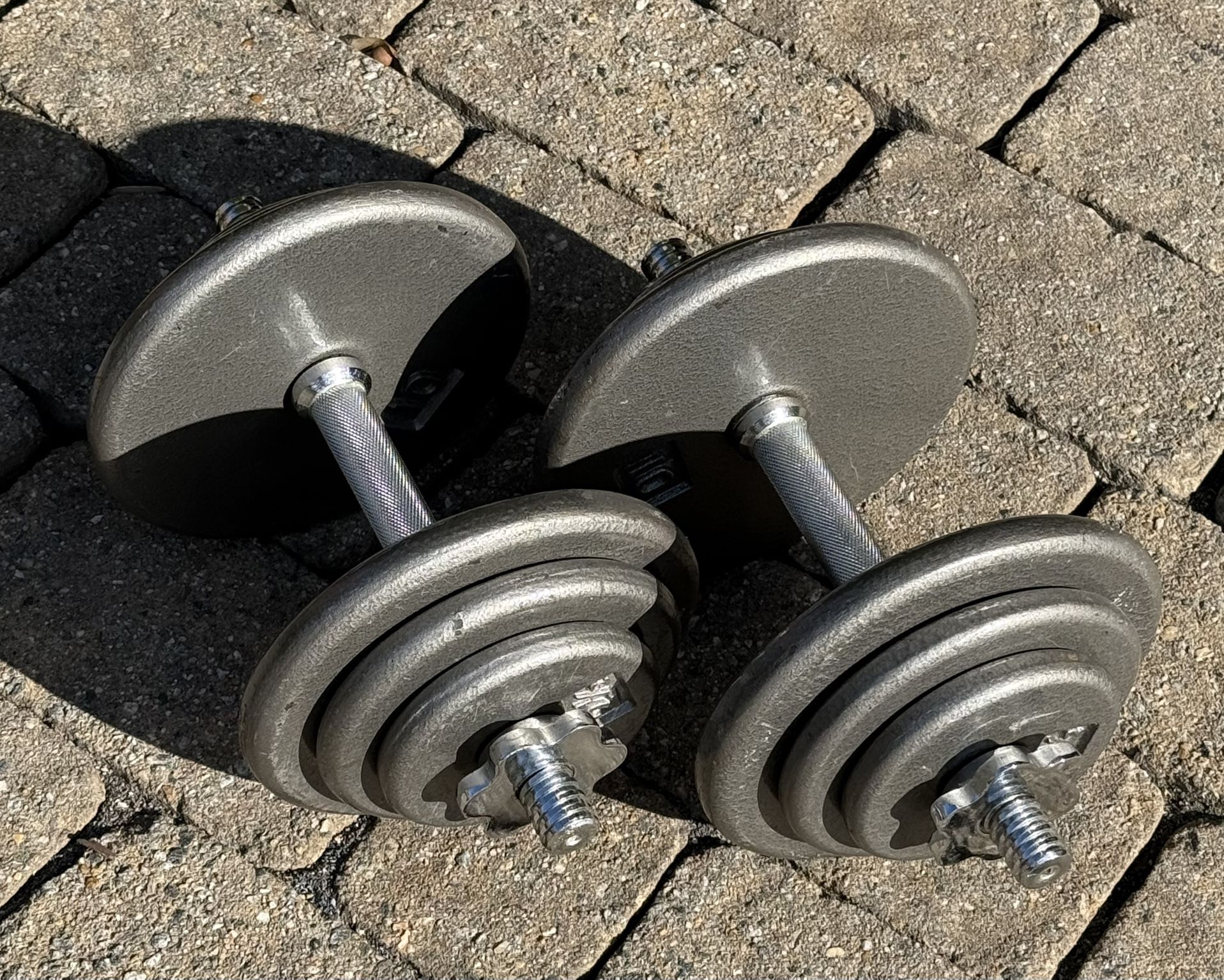 Adjustable Plate Dumbbells