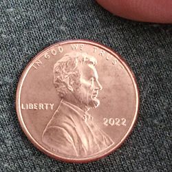 2022 Shield Penny With Errors 