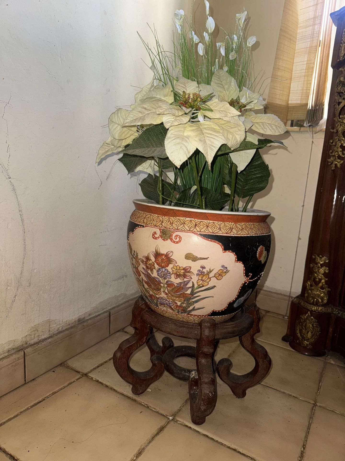 large chinese bowl With Stand