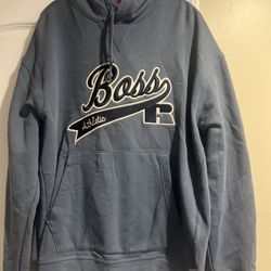 Hugo BOSS Russel Athletic blue sweatshirt hooded XL