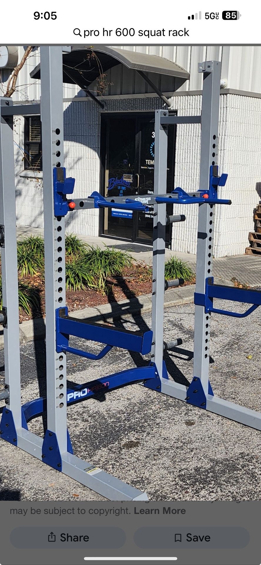 Weight Lifting Rack