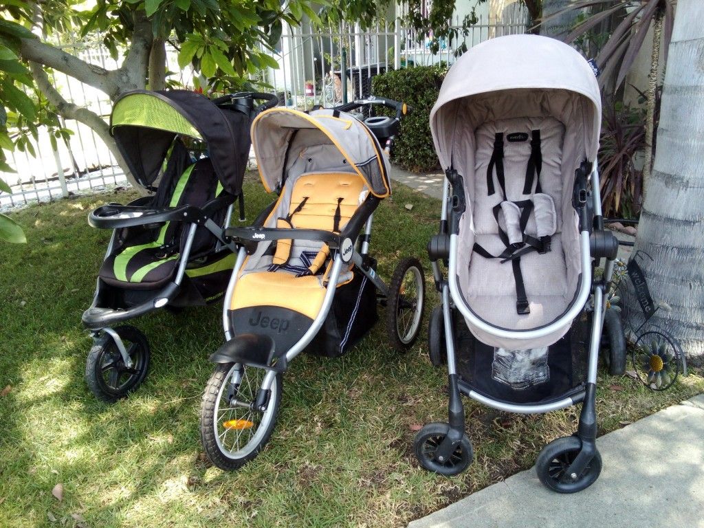 strollers jogging bassinet /regular seat $45 obo south la 90043 reqdy to go