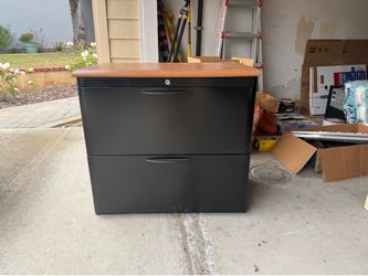 Metal file cabinet