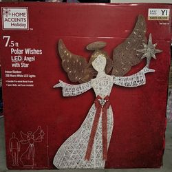 Christmas Angel With Lights