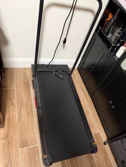 Compact Folding Treadmill with Handlebar